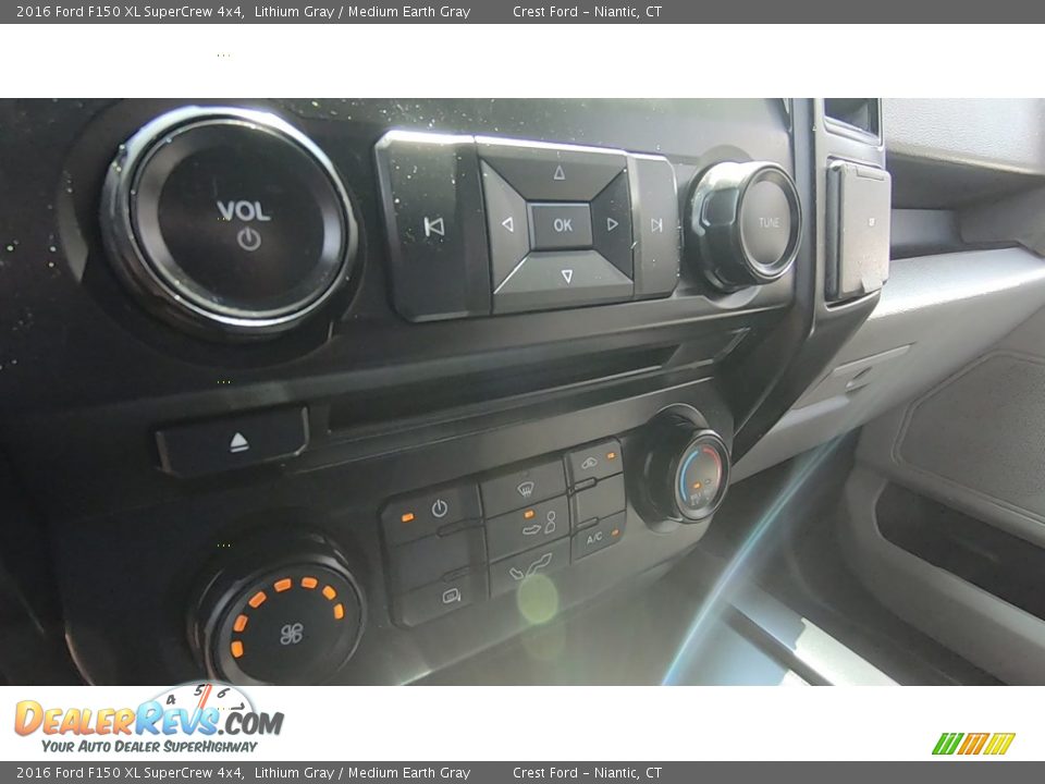 2016 Ford F150 XL SuperCrew 4x4 Lithium Gray / Medium Earth Gray Photo #16