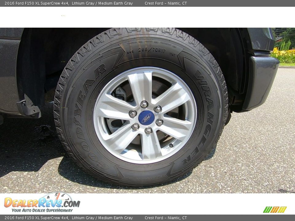 2016 Ford F150 XL SuperCrew 4x4 Lithium Gray / Medium Earth Gray Photo #27