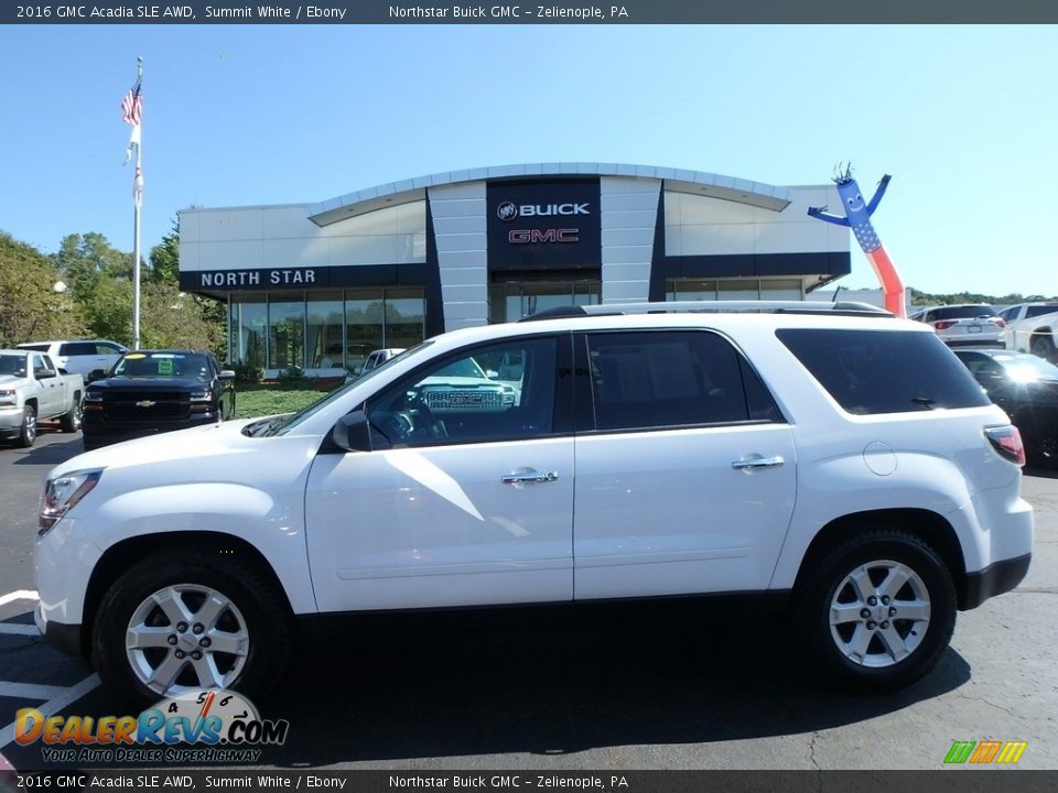 2016 GMC Acadia SLE AWD Summit White / Ebony Photo #1