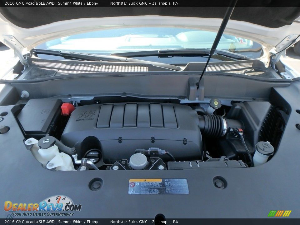 2016 GMC Acadia SLE AWD Summit White / Ebony Photo #2