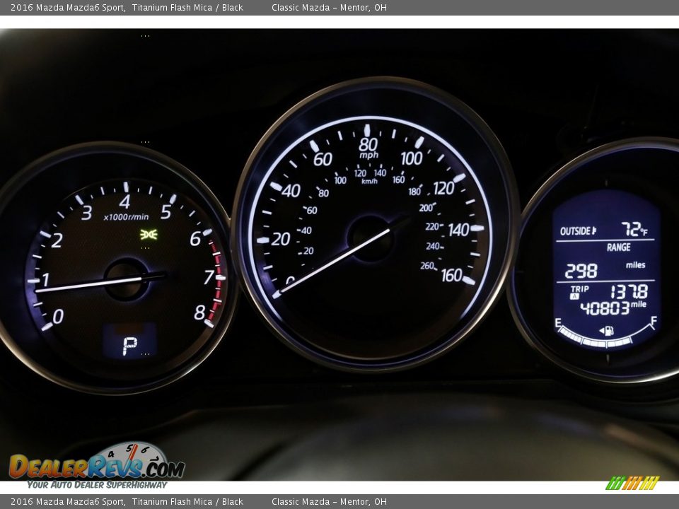 2016 Mazda Mazda6 Sport Titanium Flash Mica / Black Photo #8