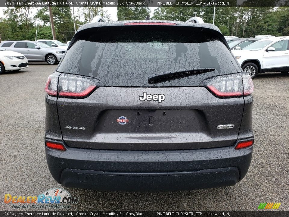 2020 Jeep Cherokee Latitude Plus 4x4 Granite Crystal Metallic / Ski Gray/Black Photo #5