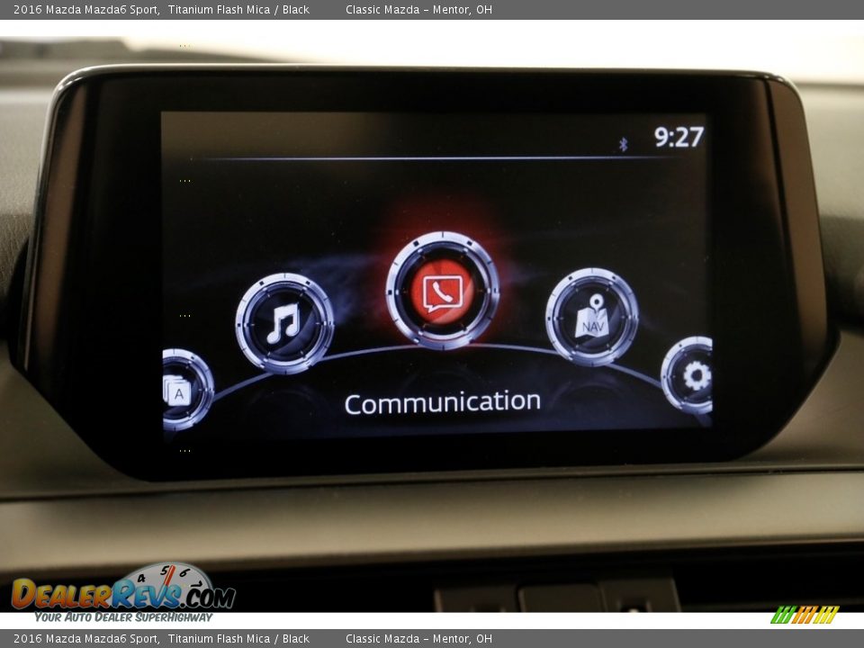 2016 Mazda Mazda6 Sport Titanium Flash Mica / Black Photo #10