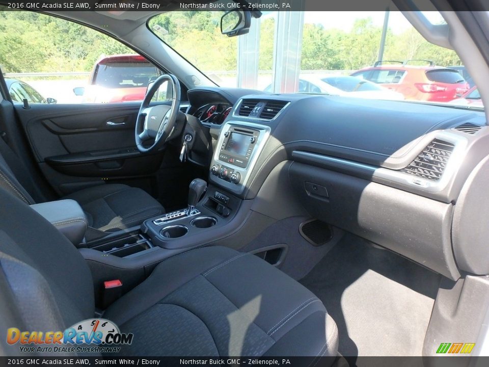 2016 GMC Acadia SLE AWD Summit White / Ebony Photo #6