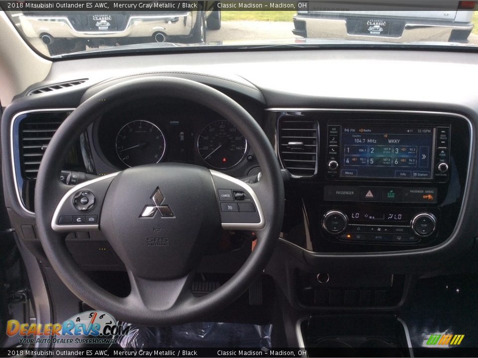 2018 Mitsubishi Outlander ES AWC Mercury Gray Metallic / Black Photo #3