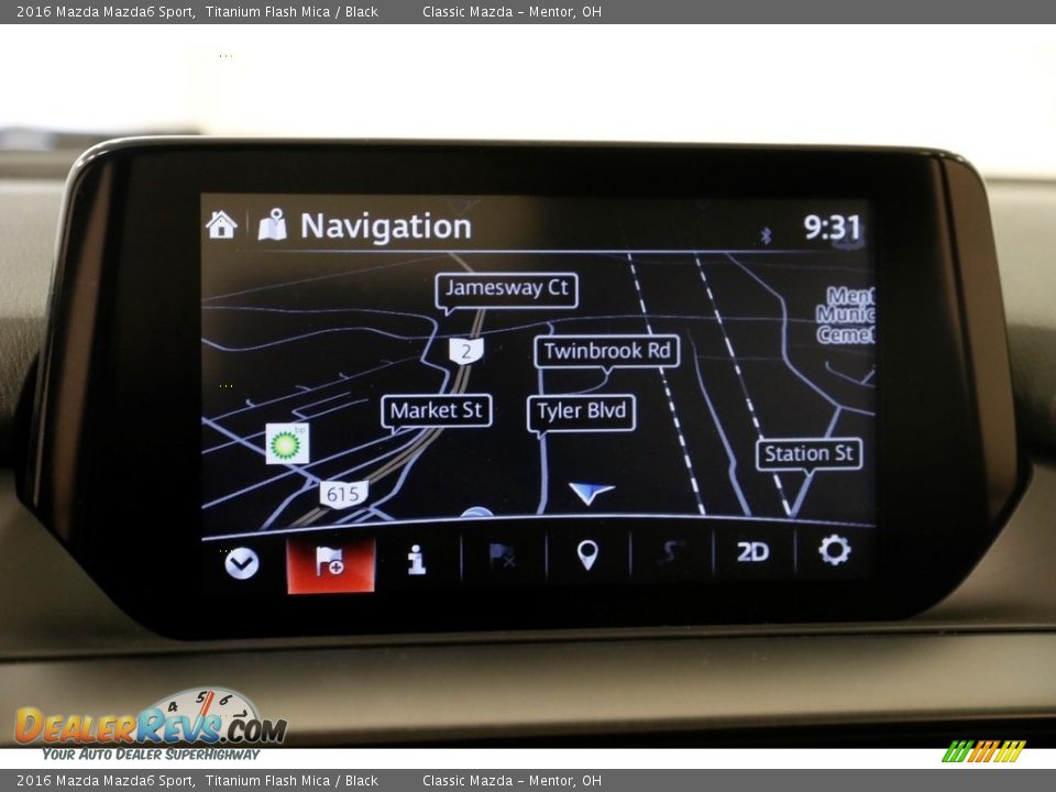 2016 Mazda Mazda6 Sport Titanium Flash Mica / Black Photo #13