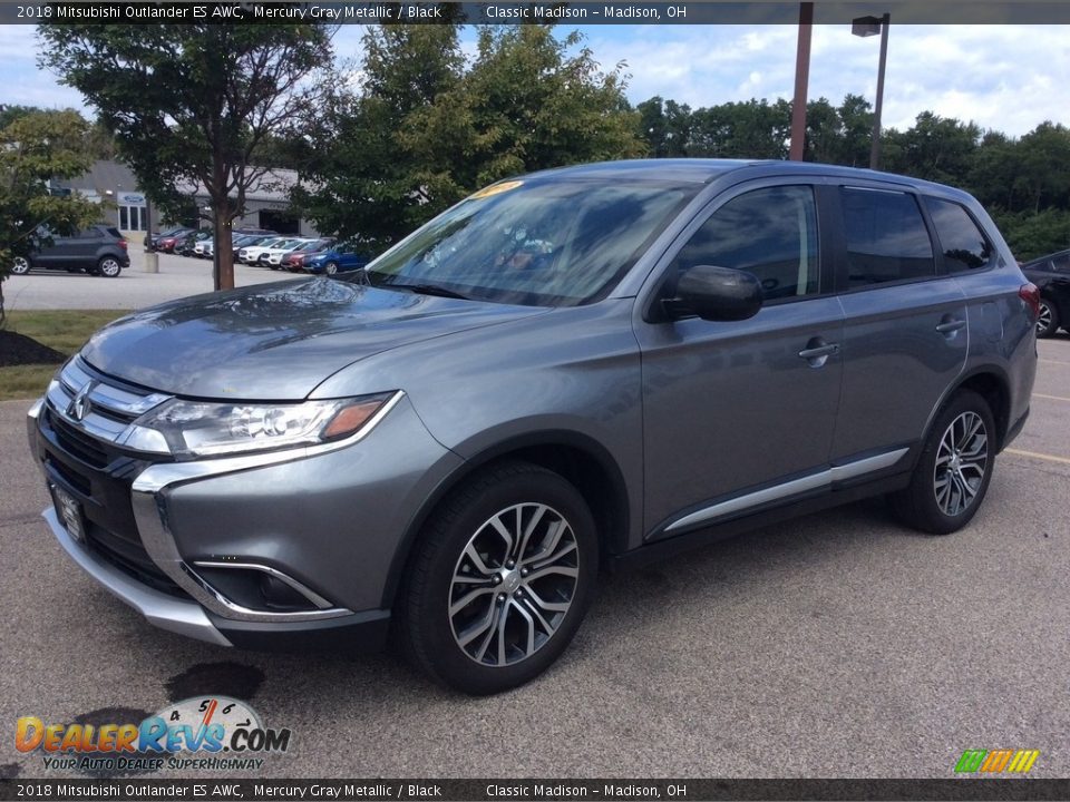 2018 Mitsubishi Outlander ES AWC Mercury Gray Metallic / Black Photo #5
