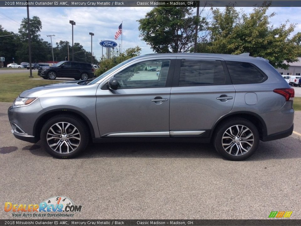 2018 Mitsubishi Outlander ES AWC Mercury Gray Metallic / Black Photo #6