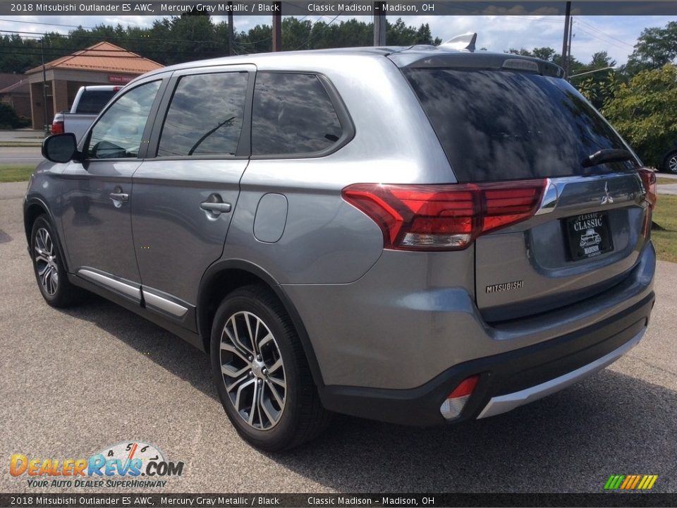 2018 Mitsubishi Outlander ES AWC Mercury Gray Metallic / Black Photo #7