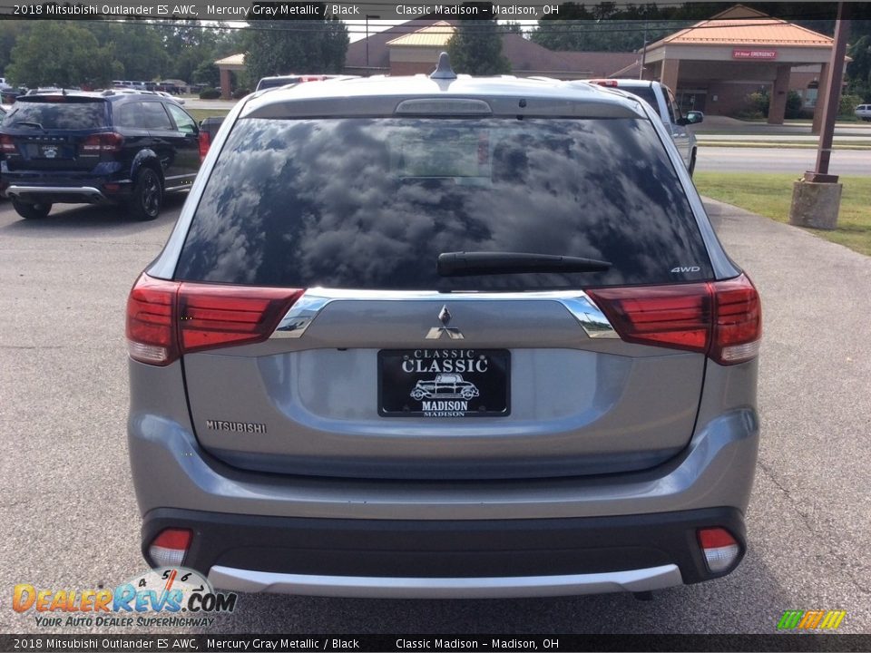 2018 Mitsubishi Outlander ES AWC Mercury Gray Metallic / Black Photo #8
