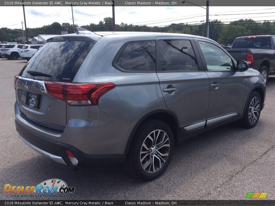 2018 Mitsubishi Outlander ES AWC Mercury Gray Metallic / Black Photo #9
