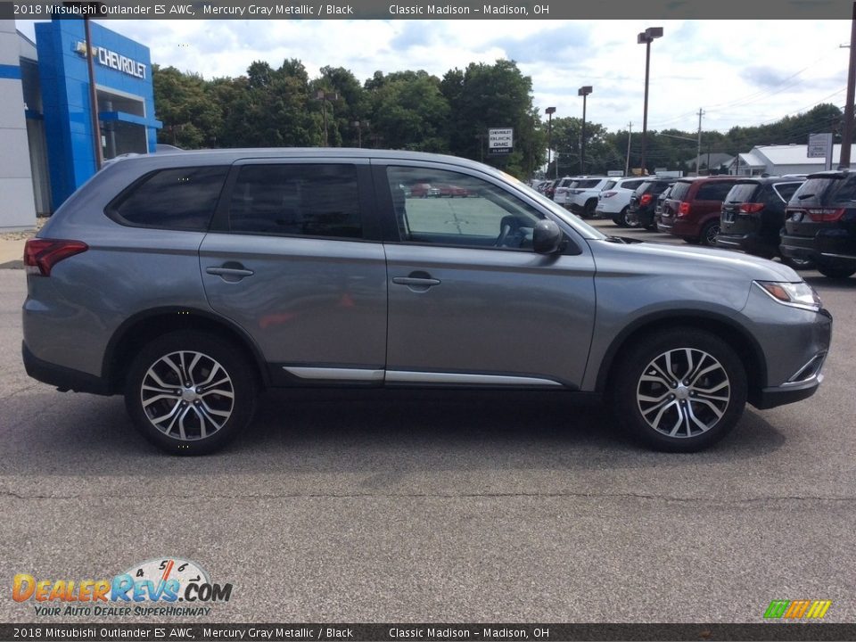 2018 Mitsubishi Outlander ES AWC Mercury Gray Metallic / Black Photo #10