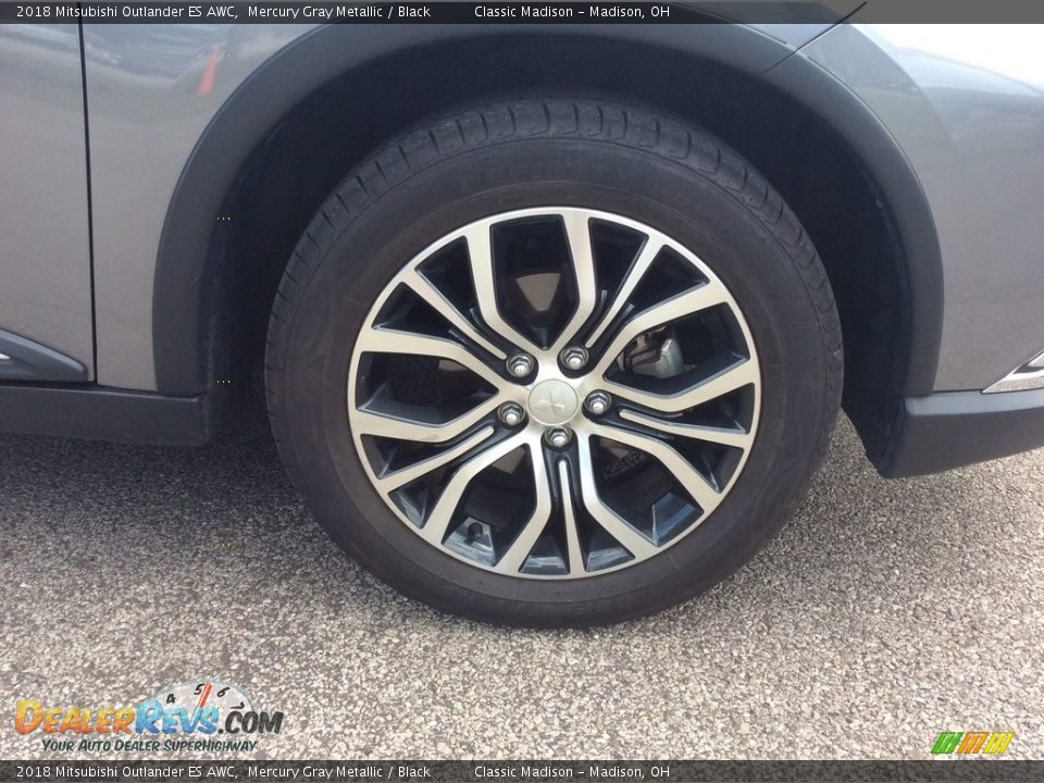 2018 Mitsubishi Outlander ES AWC Mercury Gray Metallic / Black Photo #11