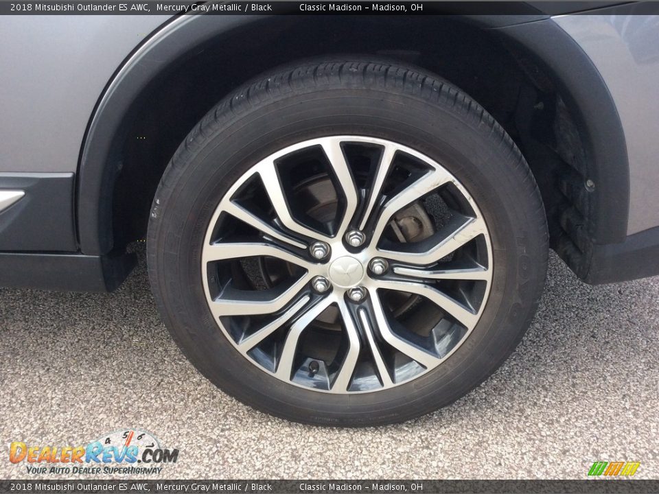 2018 Mitsubishi Outlander ES AWC Mercury Gray Metallic / Black Photo #13