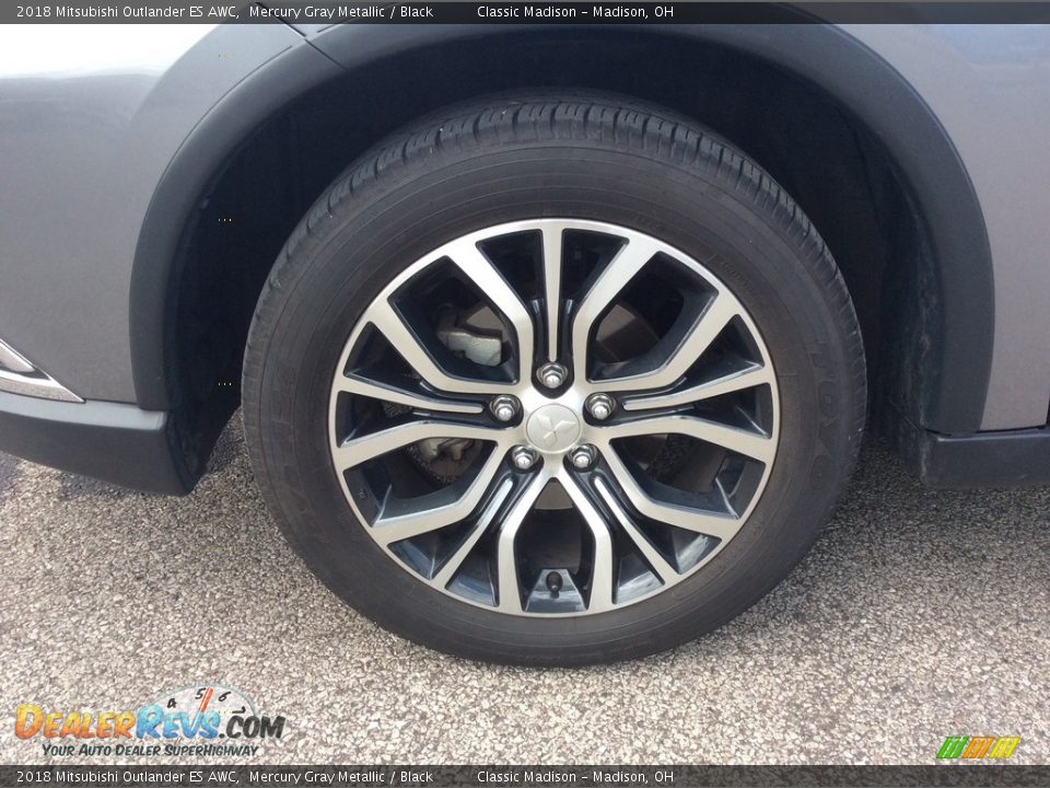 2018 Mitsubishi Outlander ES AWC Mercury Gray Metallic / Black Photo #14