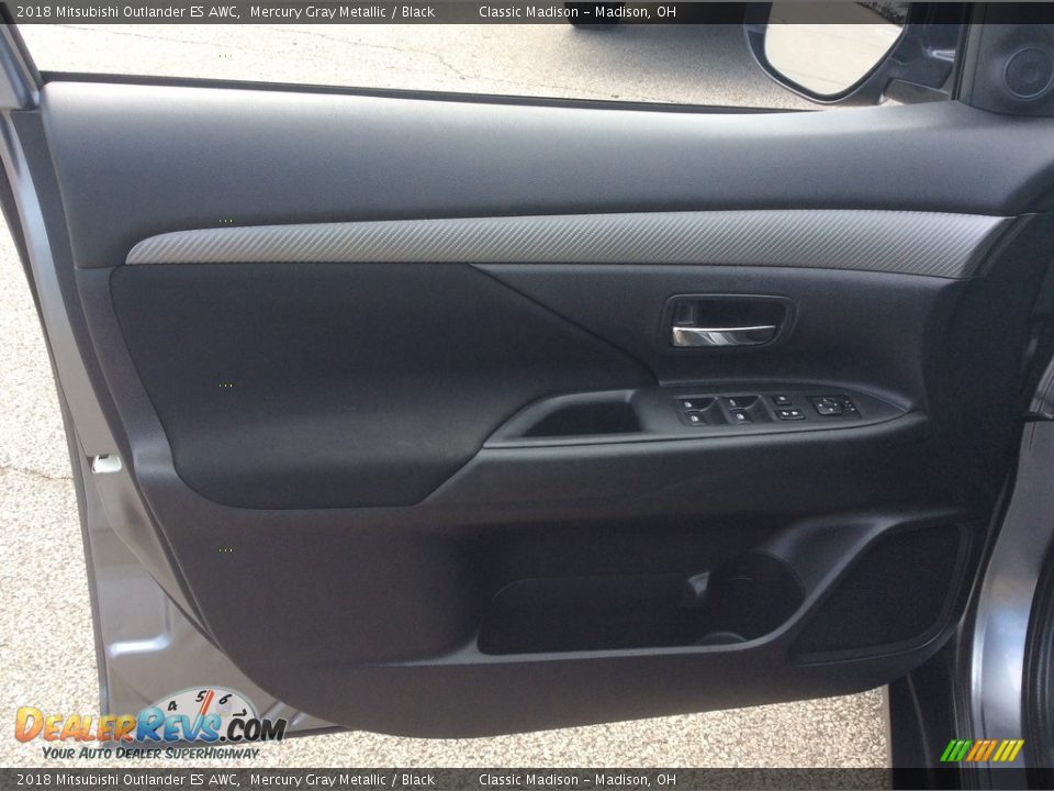 2018 Mitsubishi Outlander ES AWC Mercury Gray Metallic / Black Photo #15