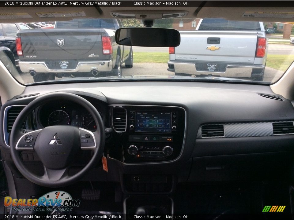 2018 Mitsubishi Outlander ES AWC Mercury Gray Metallic / Black Photo #17