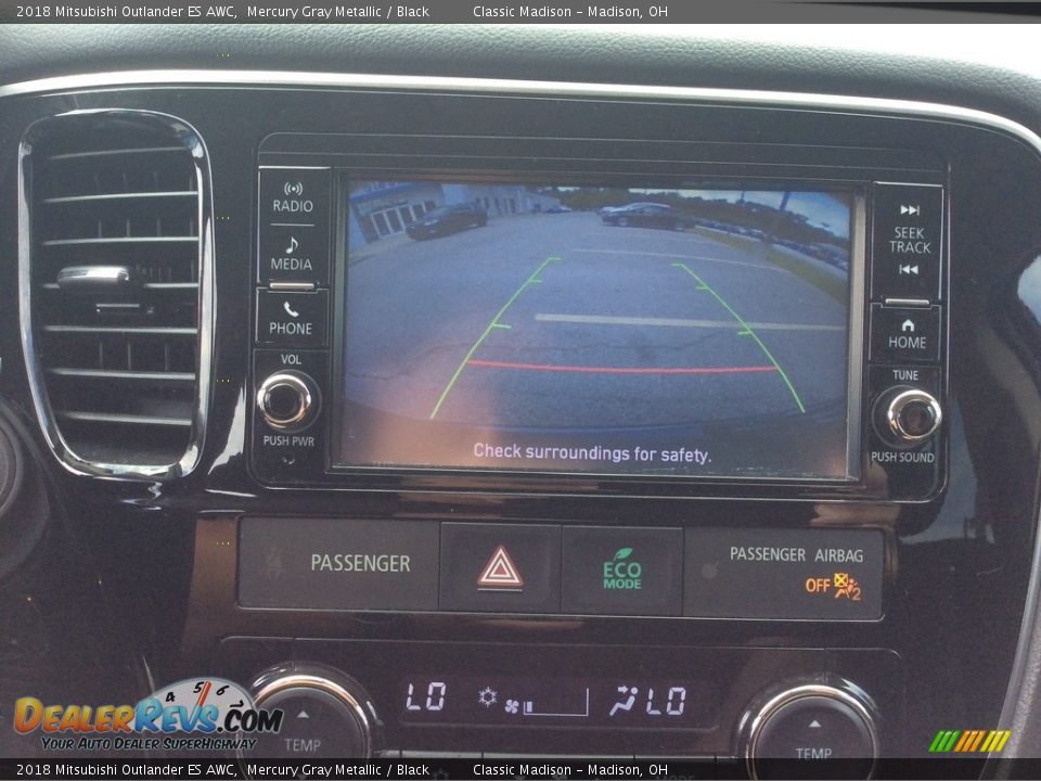 2018 Mitsubishi Outlander ES AWC Mercury Gray Metallic / Black Photo #19