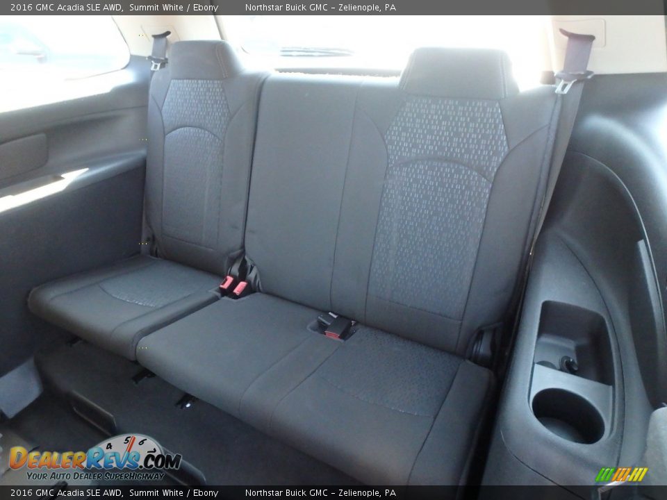 2016 GMC Acadia SLE AWD Summit White / Ebony Photo #21