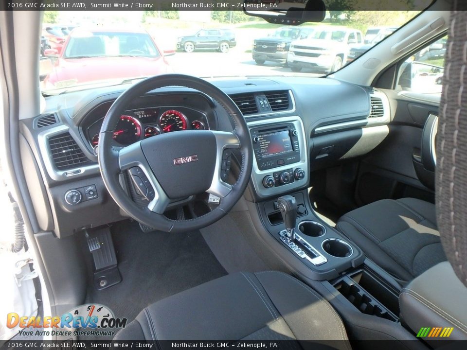 2016 GMC Acadia SLE AWD Summit White / Ebony Photo #22
