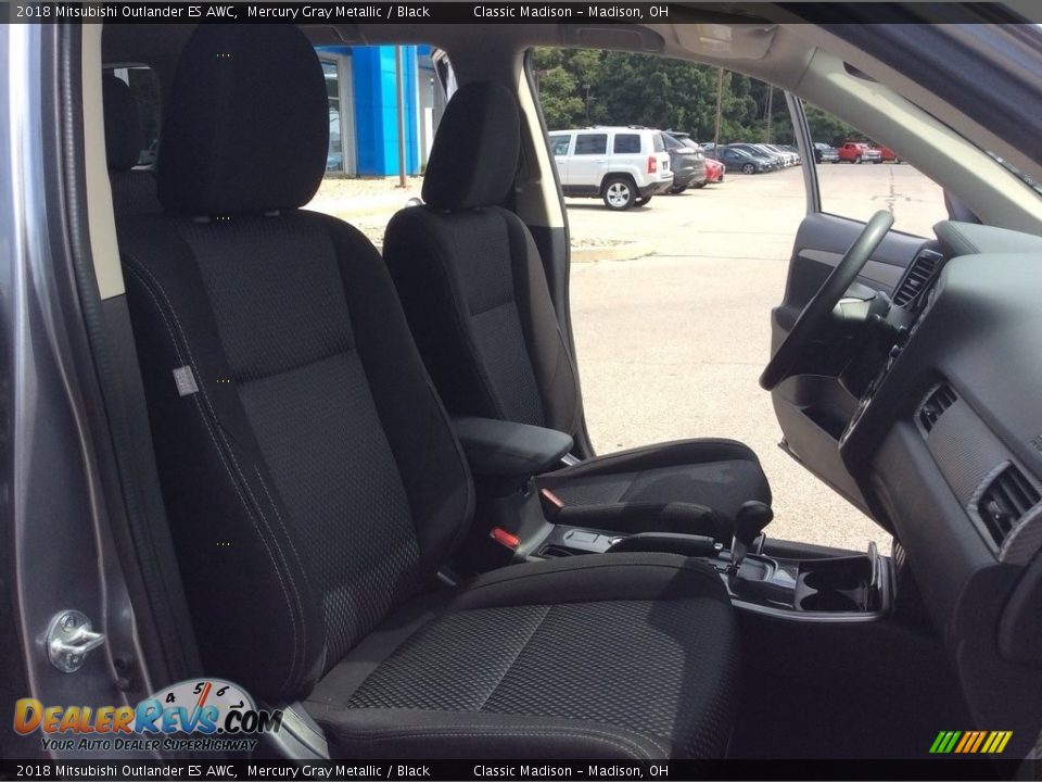 2018 Mitsubishi Outlander ES AWC Mercury Gray Metallic / Black Photo #21