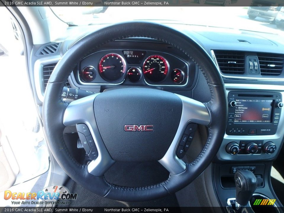 2016 GMC Acadia SLE AWD Summit White / Ebony Photo #26