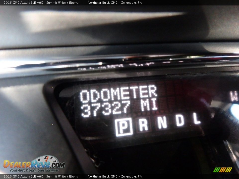 2016 GMC Acadia SLE AWD Summit White / Ebony Photo #30