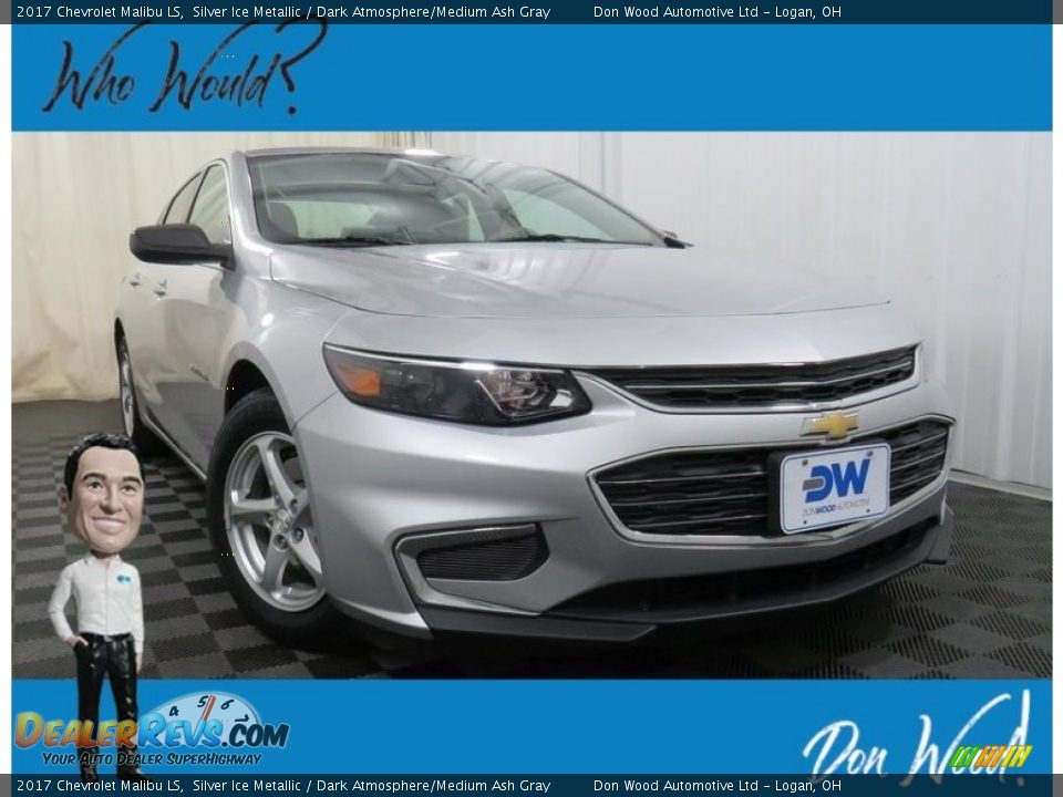 2017 Chevrolet Malibu LS Silver Ice Metallic / Dark Atmosphere/Medium Ash Gray Photo #1