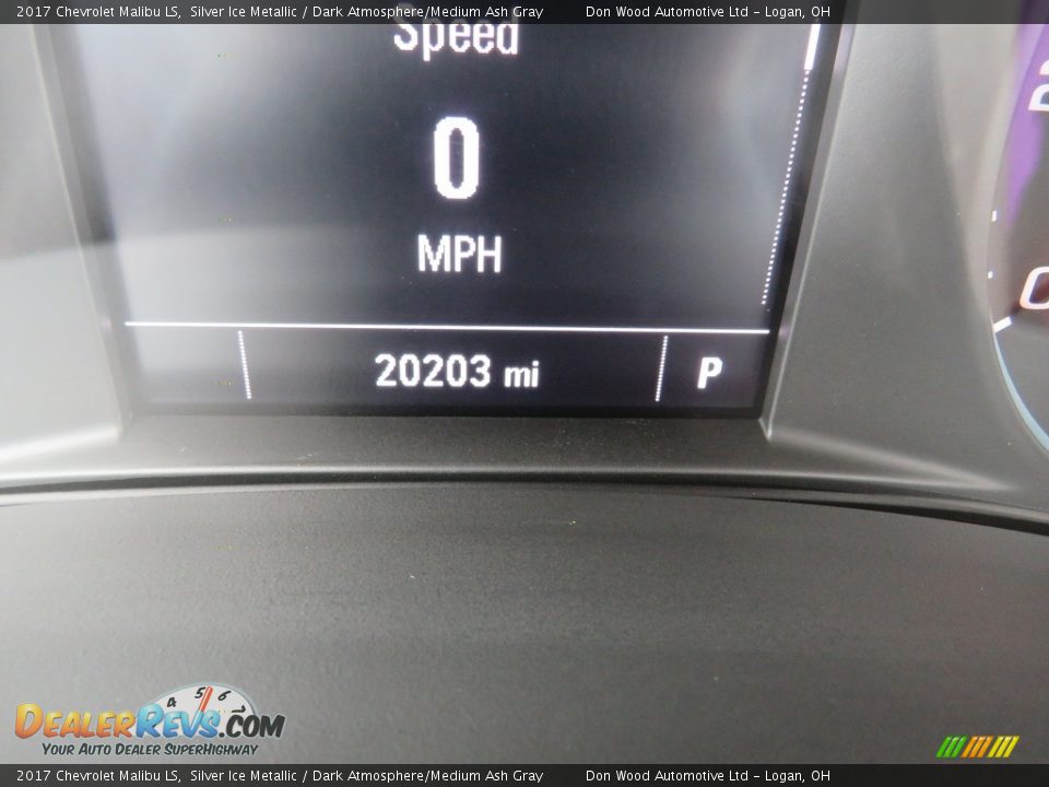 2017 Chevrolet Malibu LS Silver Ice Metallic / Dark Atmosphere/Medium Ash Gray Photo #21