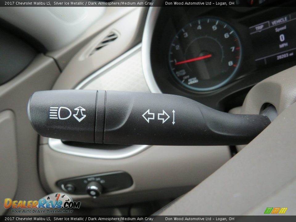 2017 Chevrolet Malibu LS Silver Ice Metallic / Dark Atmosphere/Medium Ash Gray Photo #22
