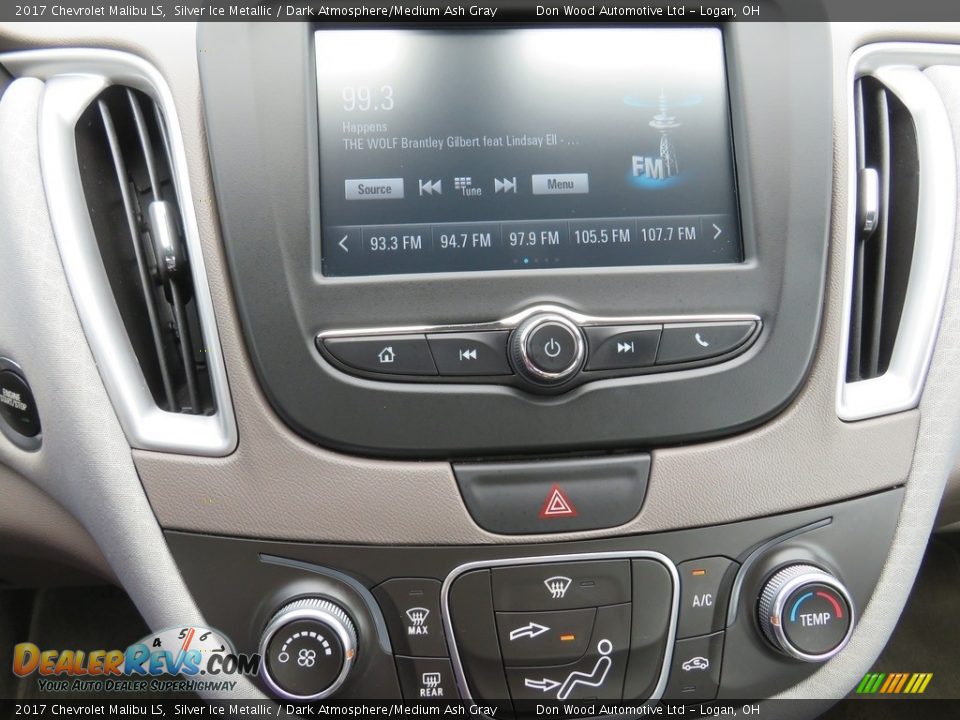 2017 Chevrolet Malibu LS Silver Ice Metallic / Dark Atmosphere/Medium Ash Gray Photo #26