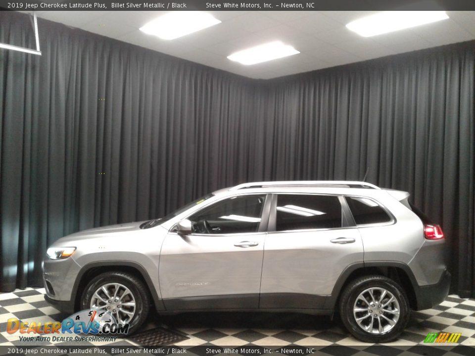 2019 Jeep Cherokee Latitude Plus Billet Silver Metallic / Black Photo #1