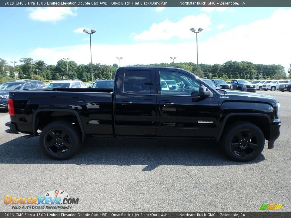 2019 GMC Sierra 1500 Limited Elevation Double Cab 4WD Onyx Black / Jet Black/Dark Ash Photo #4
