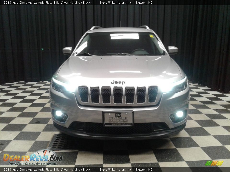 2019 Jeep Cherokee Latitude Plus Billet Silver Metallic / Black Photo #3