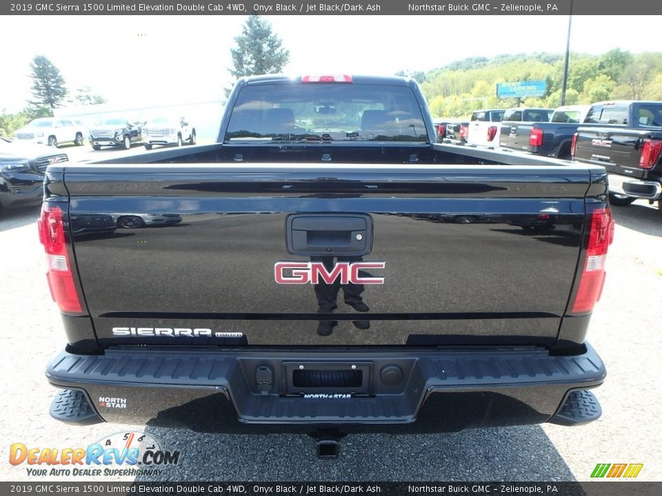 2019 GMC Sierra 1500 Limited Elevation Double Cab 4WD Onyx Black / Jet Black/Dark Ash Photo #6
