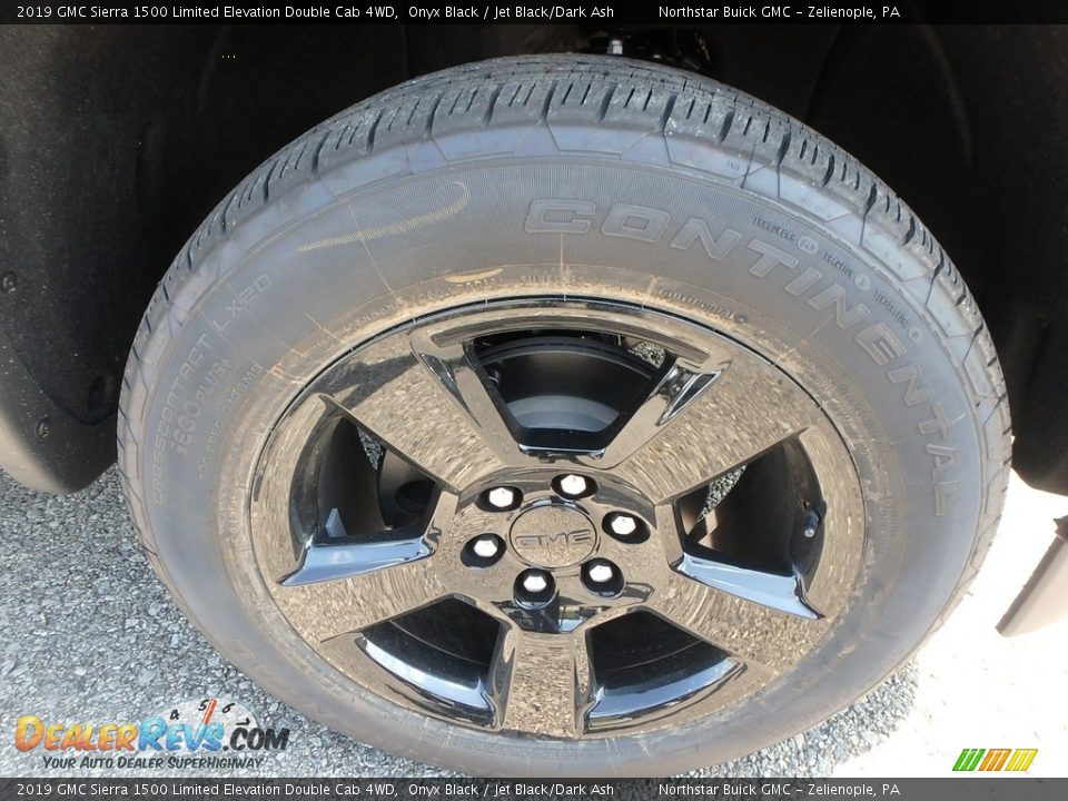 2019 GMC Sierra 1500 Limited Elevation Double Cab 4WD Onyx Black / Jet Black/Dark Ash Photo #10