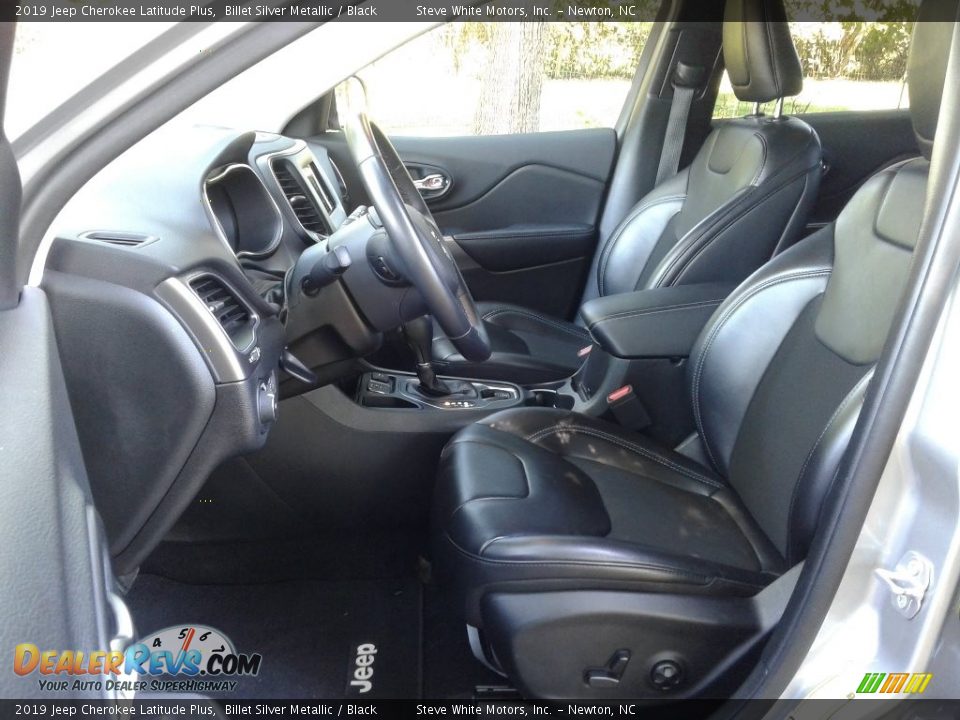 2019 Jeep Cherokee Latitude Plus Billet Silver Metallic / Black Photo #10