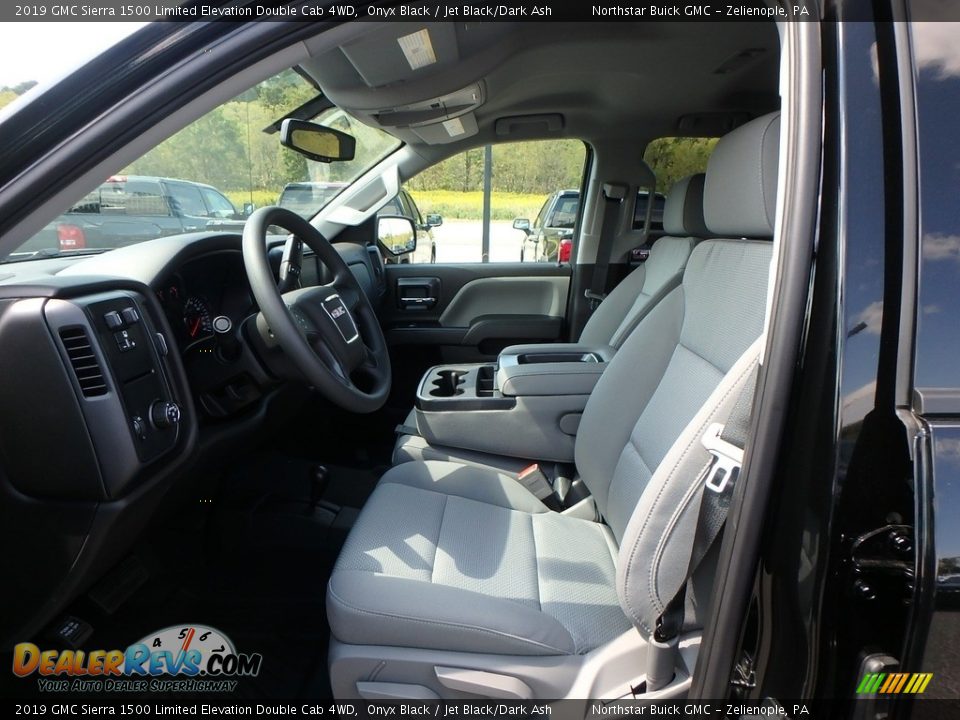 2019 GMC Sierra 1500 Limited Elevation Double Cab 4WD Onyx Black / Jet Black/Dark Ash Photo #14