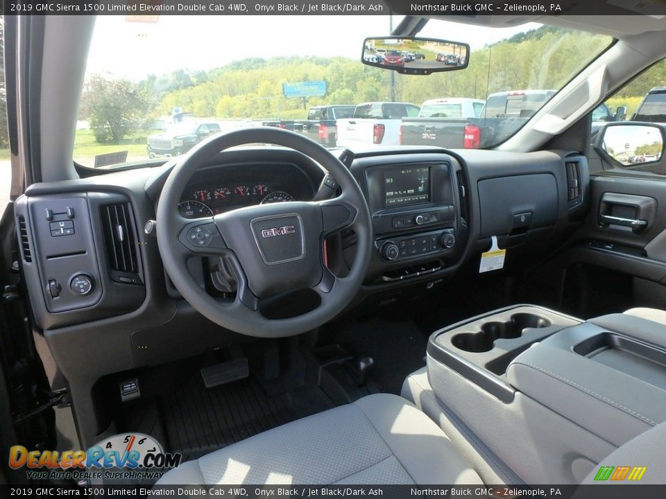 2019 GMC Sierra 1500 Limited Elevation Double Cab 4WD Onyx Black / Jet Black/Dark Ash Photo #16