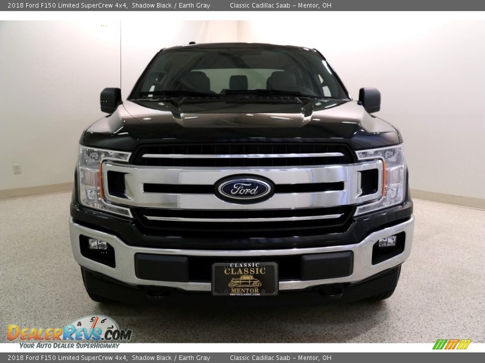 2018 Ford F150 Limited SuperCrew 4x4 Shadow Black / Earth Gray Photo #2