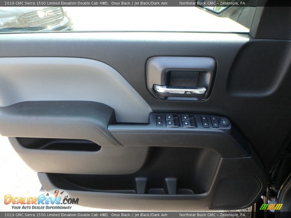 2019 GMC Sierra 1500 Limited Elevation Double Cab 4WD Onyx Black / Jet Black/Dark Ash Photo #17