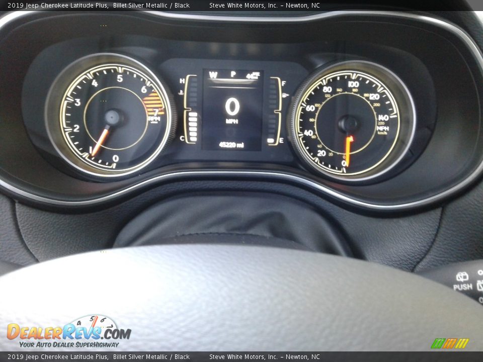 2019 Jeep Cherokee Latitude Plus Billet Silver Metallic / Black Photo #18