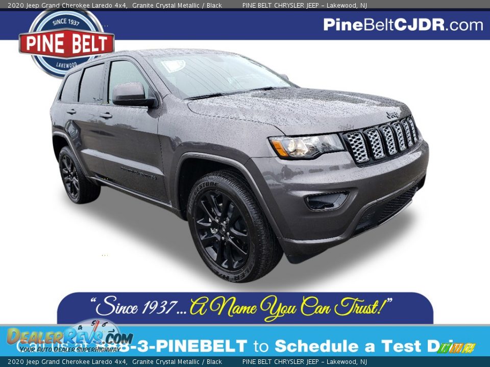 2020 Jeep Grand Cherokee Laredo 4x4 Granite Crystal Metallic / Black Photo #1