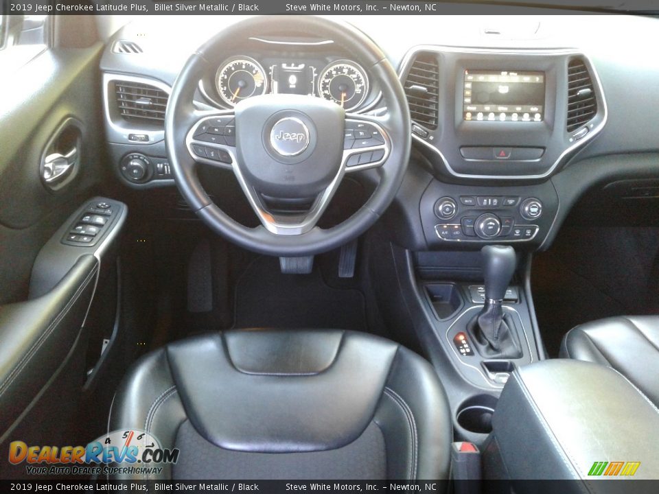 2019 Jeep Cherokee Latitude Plus Billet Silver Metallic / Black Photo #27