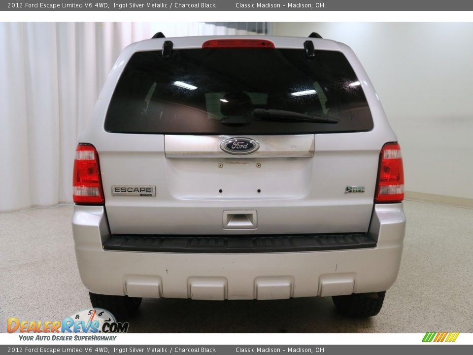 2012 Ford Escape Limited V6 4WD Ingot Silver Metallic / Charcoal Black Photo #18