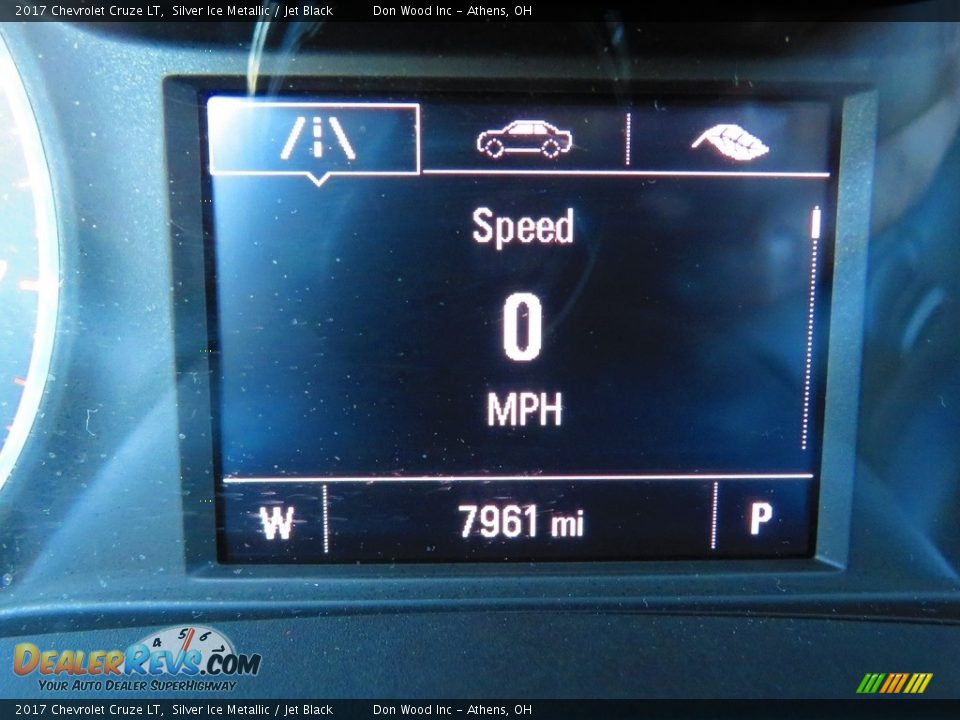 2017 Chevrolet Cruze LT Silver Ice Metallic / Jet Black Photo #29