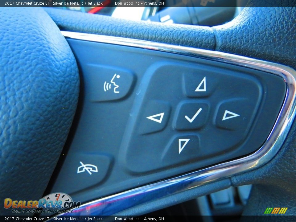 2017 Chevrolet Cruze LT Silver Ice Metallic / Jet Black Photo #33