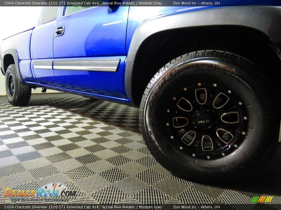 2004 Chevrolet Silverado 1500 Z71 Extended Cab 4x4 Arrival Blue Metallic / Medium Gray Photo #3