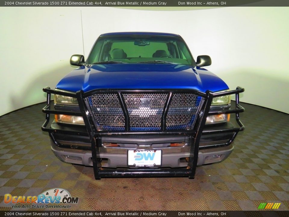 2004 Chevrolet Silverado 1500 Z71 Extended Cab 4x4 Arrival Blue Metallic / Medium Gray Photo #4