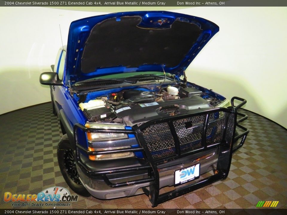 2004 Chevrolet Silverado 1500 Z71 Extended Cab 4x4 Arrival Blue Metallic / Medium Gray Photo #5